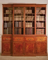 George III boekenkast, late 18e eeuw